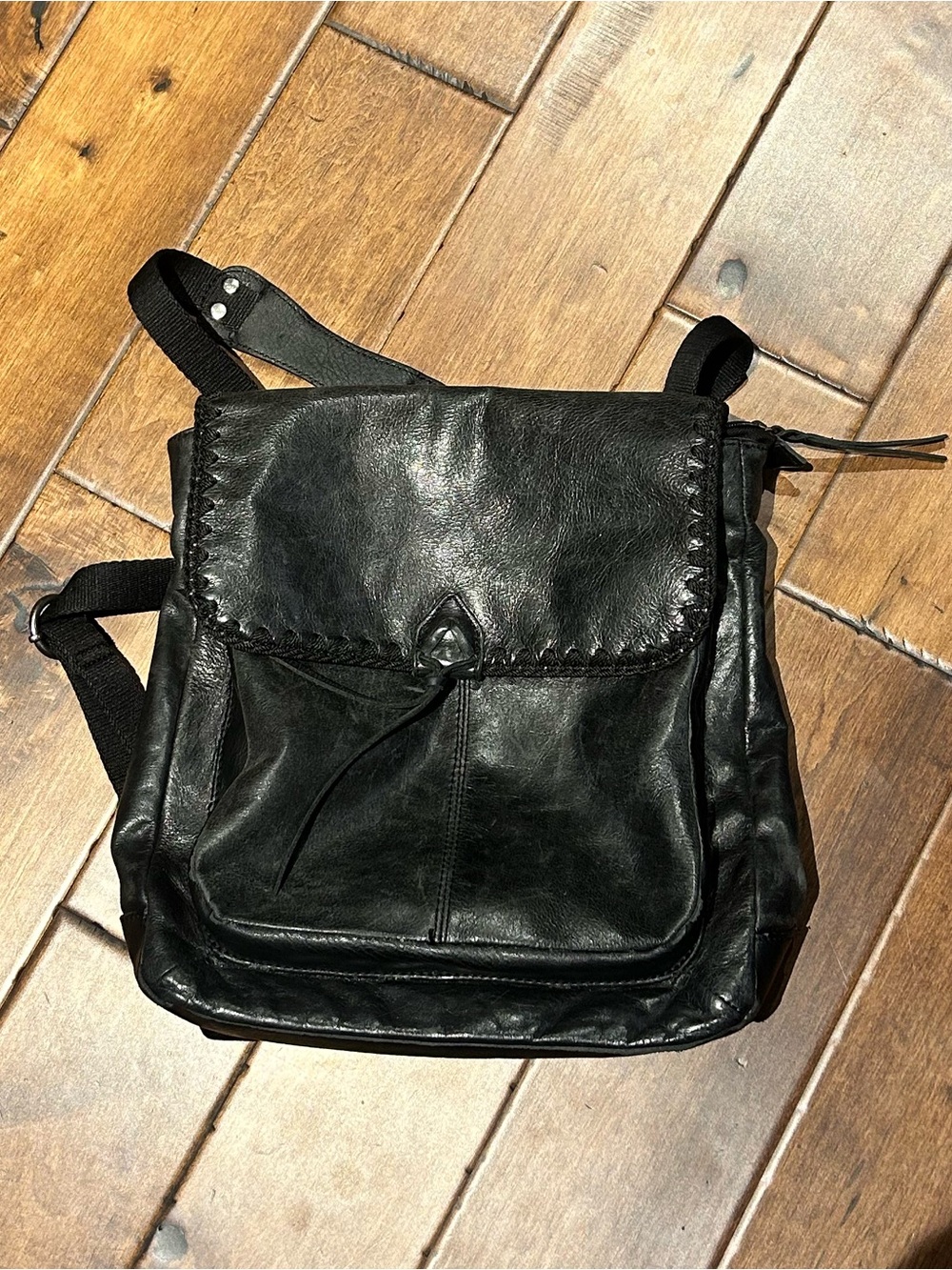 The Sak Ventura Backpack Gray Distressed Vintage Finish Leather